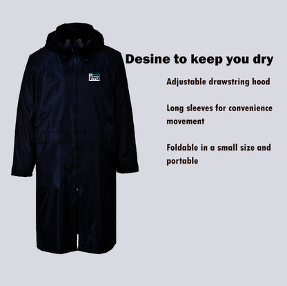 Printokraft Waterproof Polyester Rain Suit for Men | Lightweight Bike Riding Raincoat Set (Jacket & Pant)