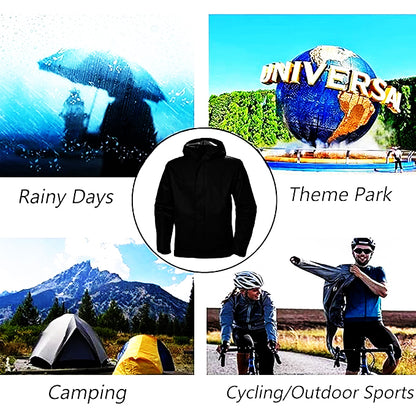 Printokraft Waterproof Polyester Rain Suit for Men | Lightweight Bike Riding Raincoat Set (Jacket & Pant)