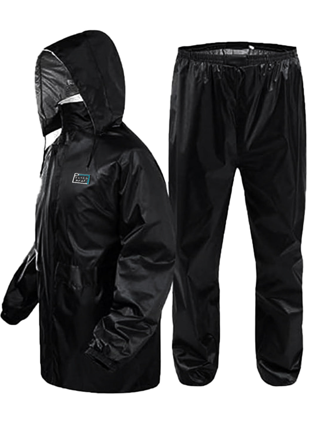 Printokraft Waterproof Polyester Rain Suit for Men | Lightweight Bike Riding Raincoat Set (Jacket & Pant)